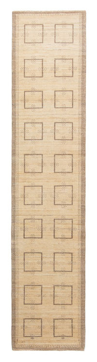 Tappeto corsia Tappeto Gabbeh - Loribaft Persero - 345 x 75 cm - beige