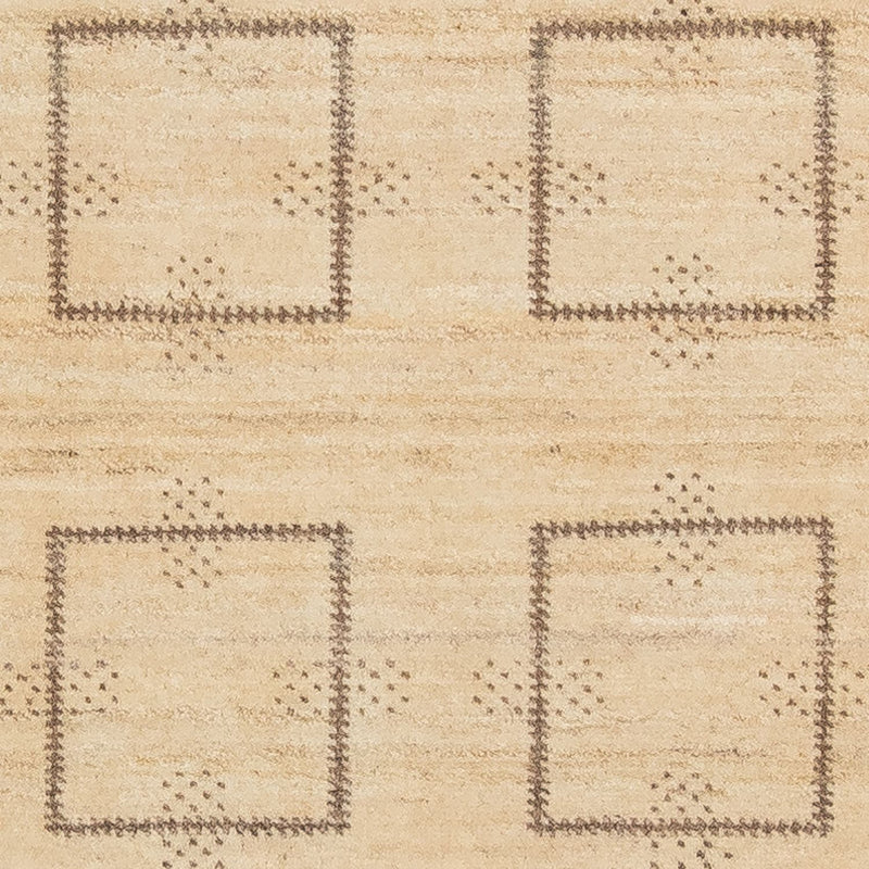 Tappeto corsia Tappeto Gabbeh - Loribaft Persero - 345 x 75 cm - beige