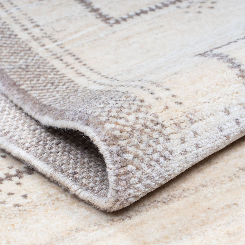Tappeto corsia Tappeto Gabbeh - Loribaft Persero - 345 x 75 cm - beige