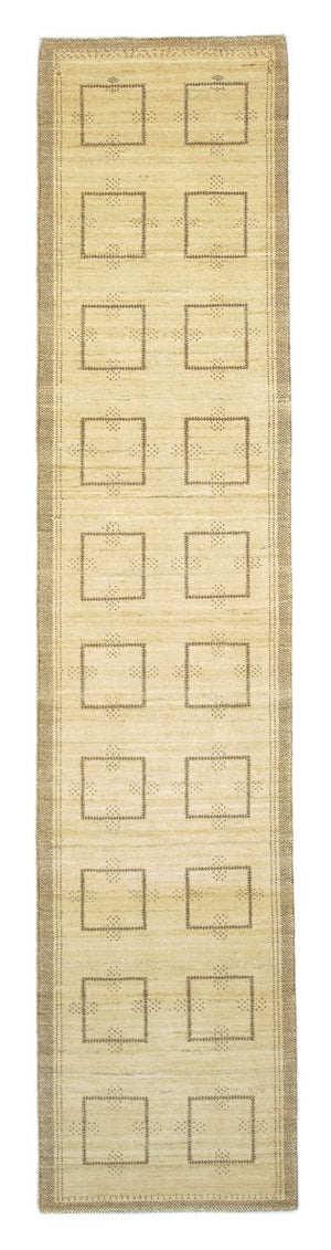 Tappeto corsia Tappeto Gabbeh - Persero - 345 x 75 cm - beige
