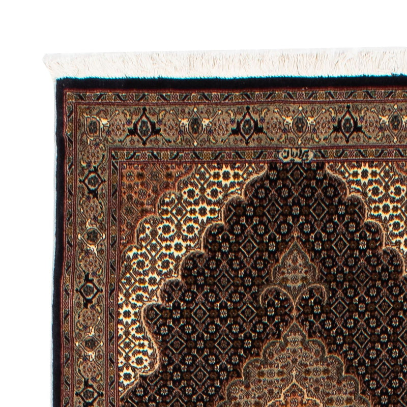 Tappeto corsia Tappeto Persero - Tabriz - 295 x 77 cm - blu scuro