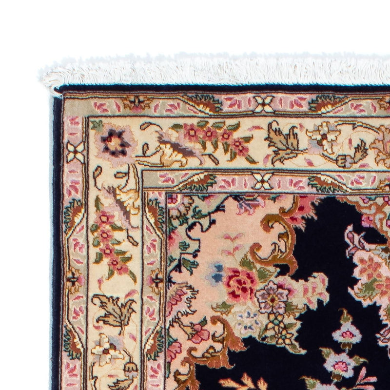 Tappeto corsia Tappeto Persero - Tabriz - Reale - 200 x 83 cm - blu scuro