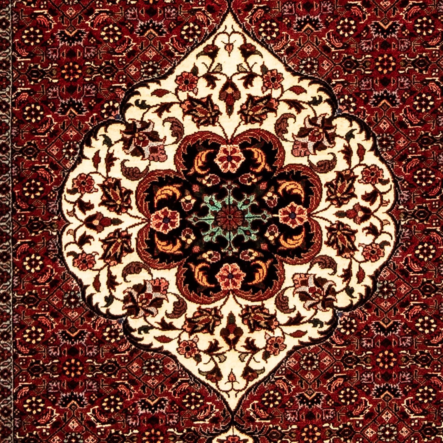 Tappeto corsia Tappeto Persero - Bidjar - 290 x 82 cm - rosso scuro
