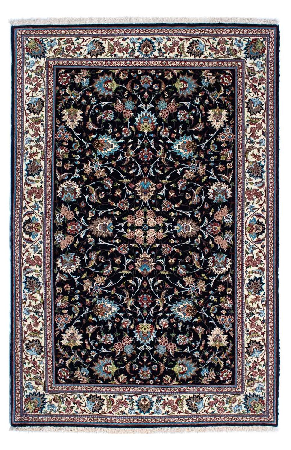 Tappeto Persero - Ghom - 210 x 140 cm - blu scuro