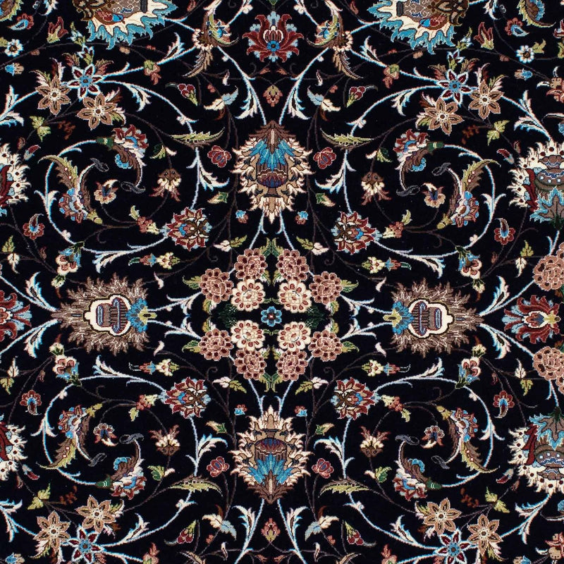 Tappeto Persero - Ghom - 210 x 140 cm - blu scuro