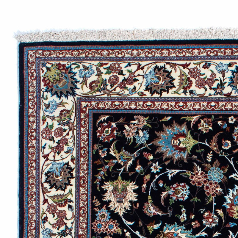 Tappeto Persero - Ghom - 210 x 140 cm - blu scuro