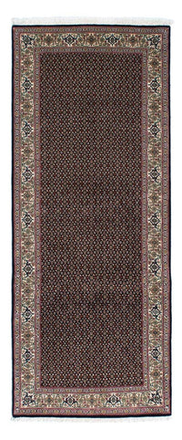 Tappeto corsia Tappeto Persero - Tabriz - 209 x 85 cm - blu scuro