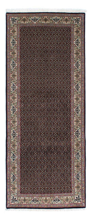 Tappeto corsia Tappeto Persero - Tabriz - 209 x 85 cm - blu scuro