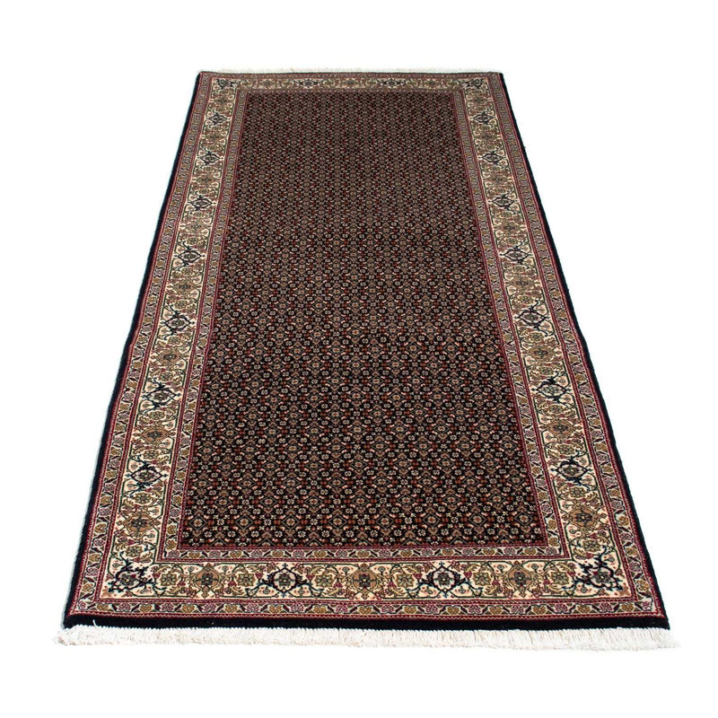 Tappeto corsia Tappeto Persero - Tabriz - 209 x 85 cm - blu scuro