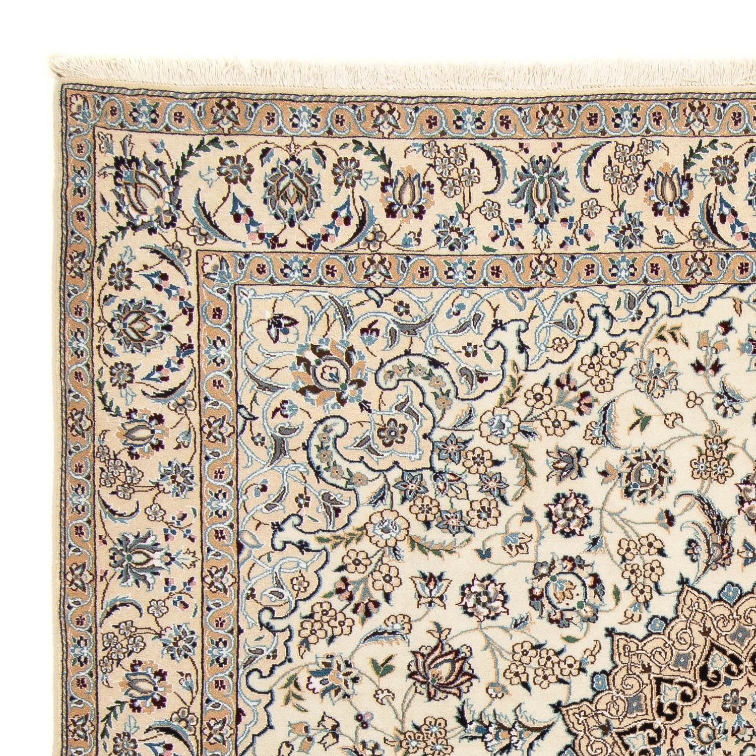 Tappeto Persero - Nain - Reale quadrato  - 202 x 201 cm - beige