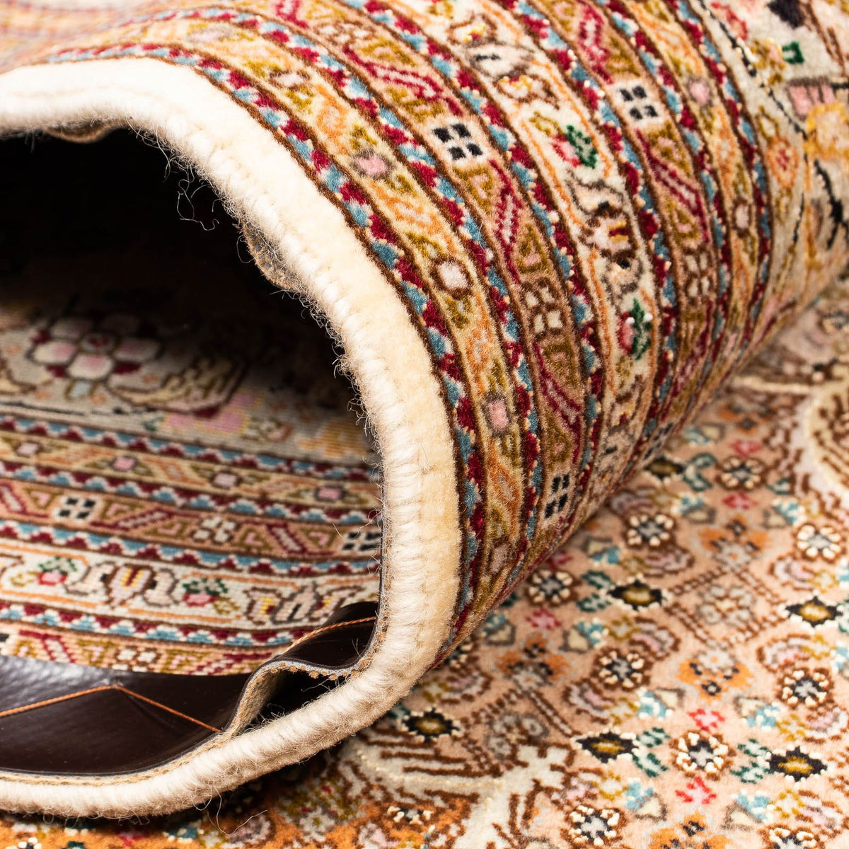 Tappeto Persero - Tabriz - 392 x 302 cm - marrone chiaro