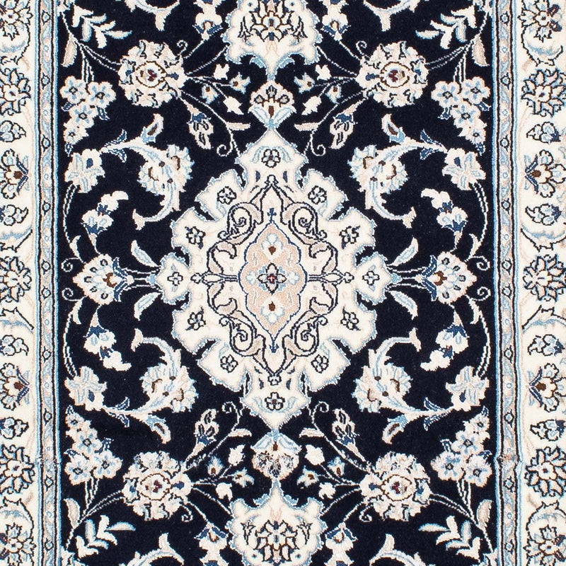 Tappeto corsia Tappeto Persero - Nain - Reale - 295 x 78 cm - blu scuro