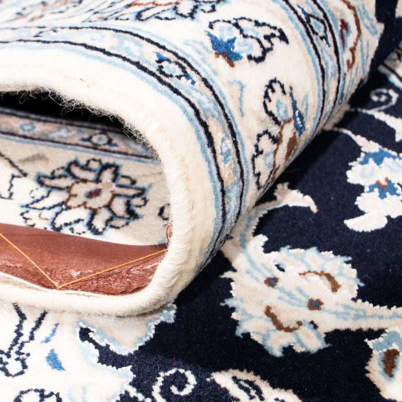 Tappeto corsia Tappeto Persero - Nain - Reale - 295 x 78 cm - blu scuro