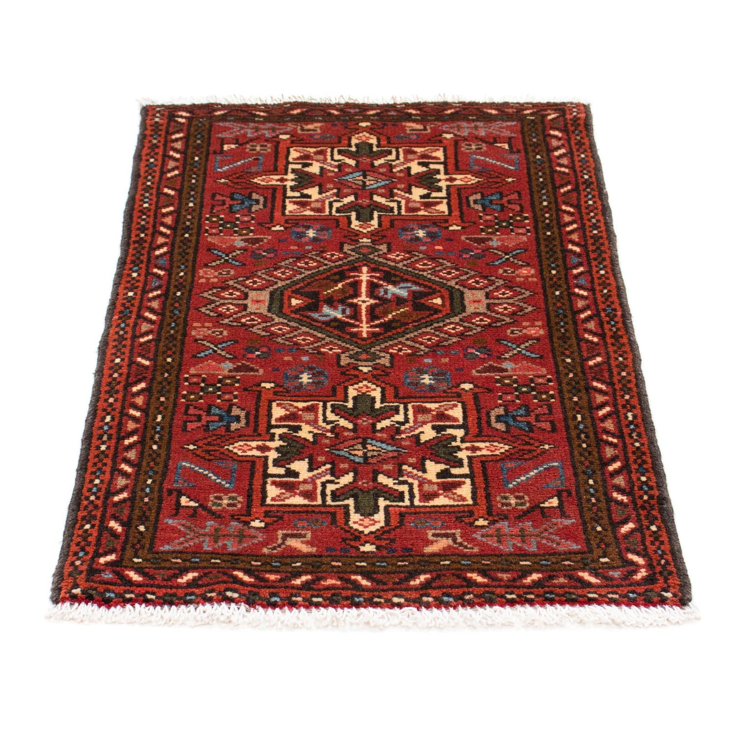 Tappeto Persero - Nomade - 108 x 65 cm - rosso scuro