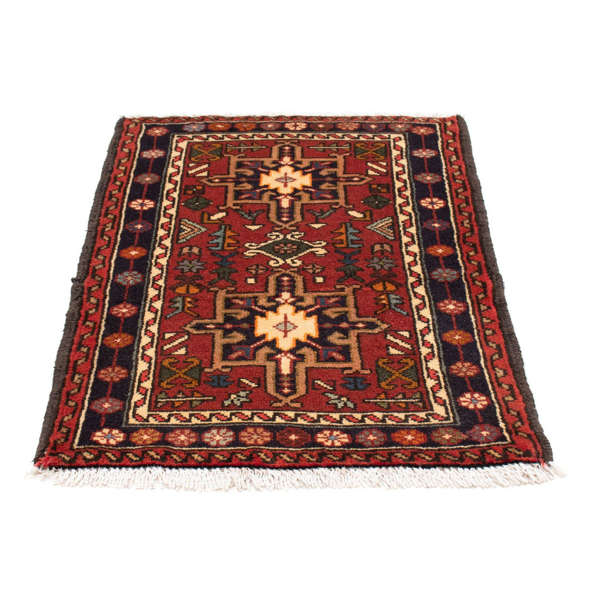 Tappeto Persero - Nomade - 105 x 75 cm - rosso scuro