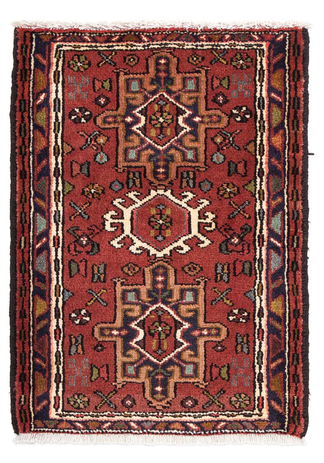 Tappeto Persero - Nomade - 98 x 70 cm - rosso scuro
