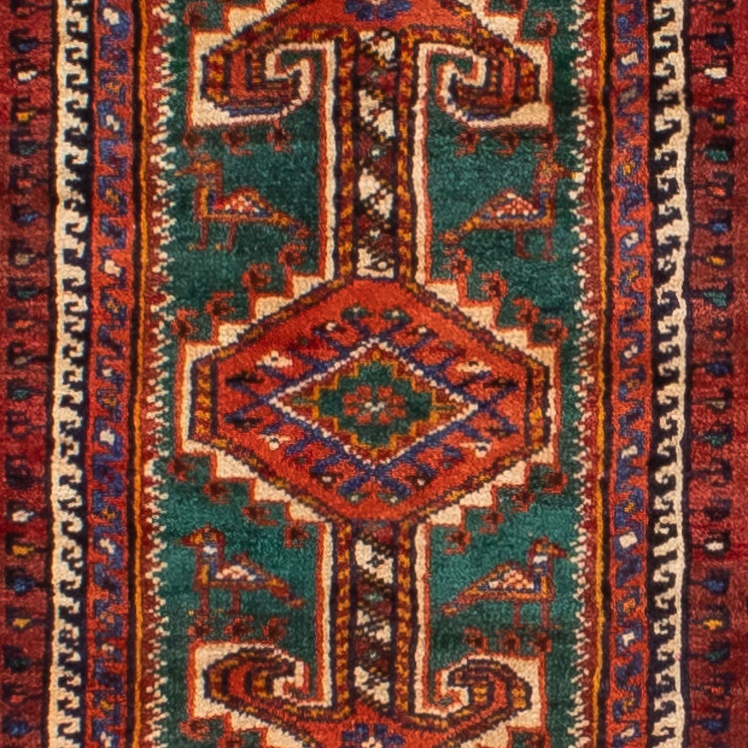 Tappeto corsia Tappeto Persero - Nomade - 337 x 103 cm - rosso scuro