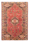 Shiraz Tappeto 106x153cm - Tappeto persiano - Rettangolo / Rosso scuro / 106 x 153 cm Rettangolo