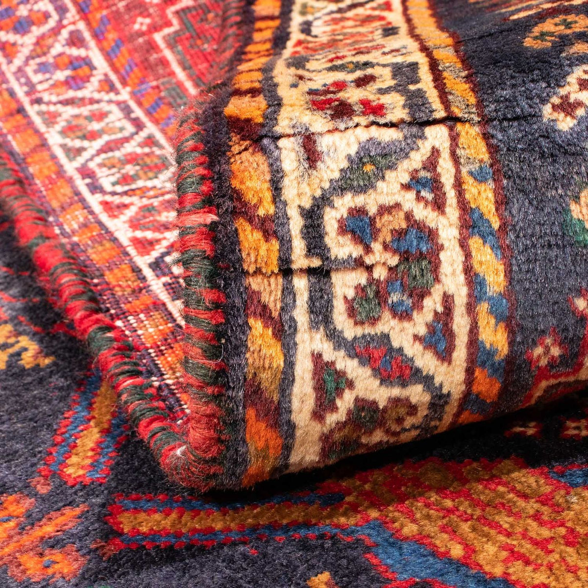 Tappeto Persero - Nomade - 156 x 114 cm - rosso scuro