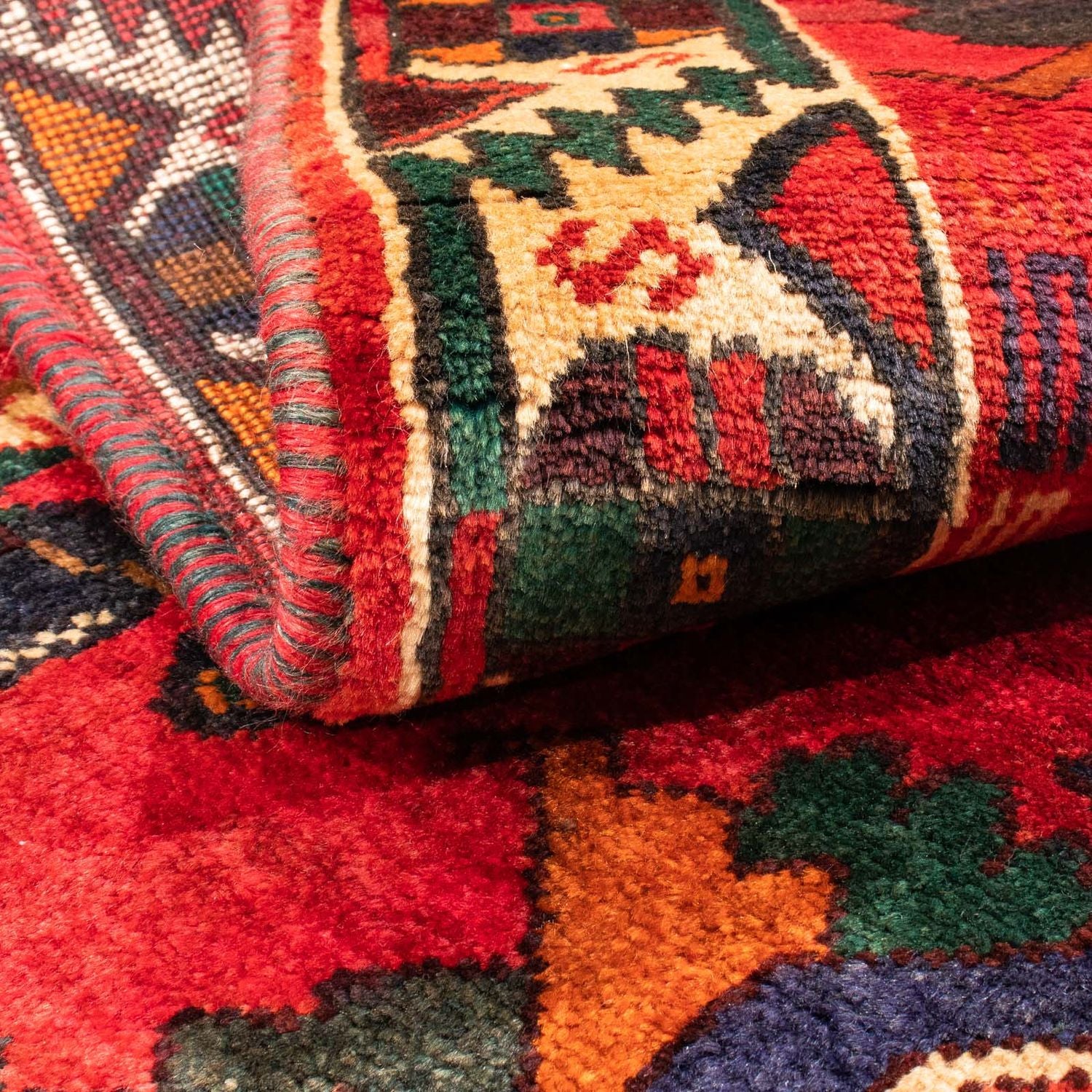 Tappeto Persero - Nomade - 159 x 117 cm - rosso scuro