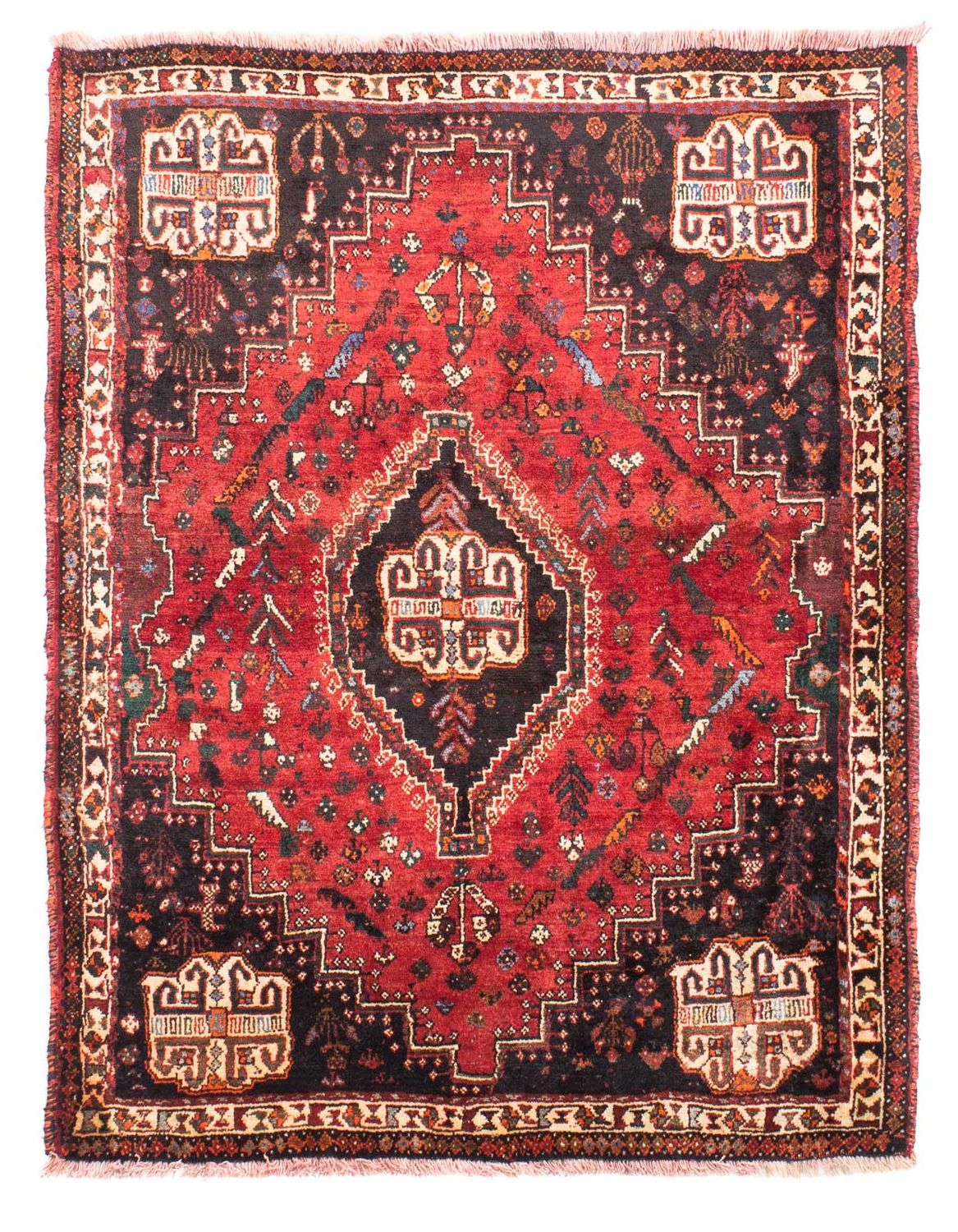 Tappeto Persero - Nomade - 162 x 117 cm - rosso scuro