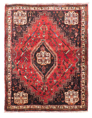 Tappeto Persero - Nomade - 162 x 117 cm - rosso scuro