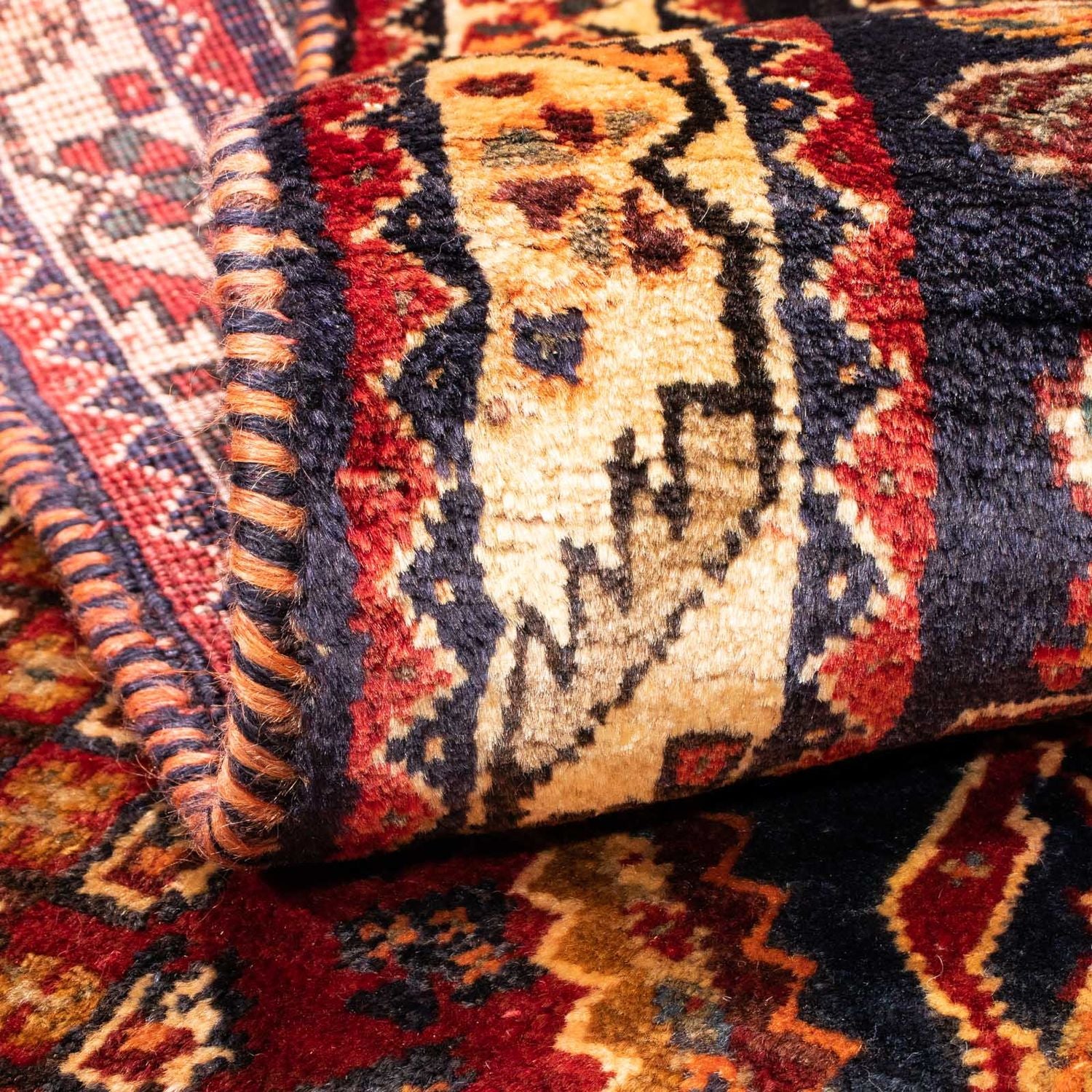 Tappeto Persero - Nomade - 187 x 110 cm - rosso scuro