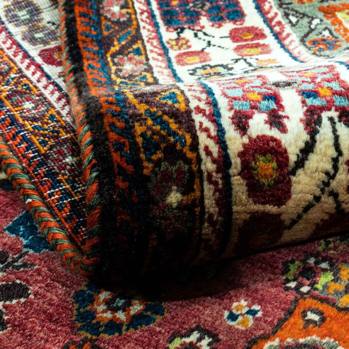 Tappeto Persero - Nomade - 243 x 170 cm - rosso scuro