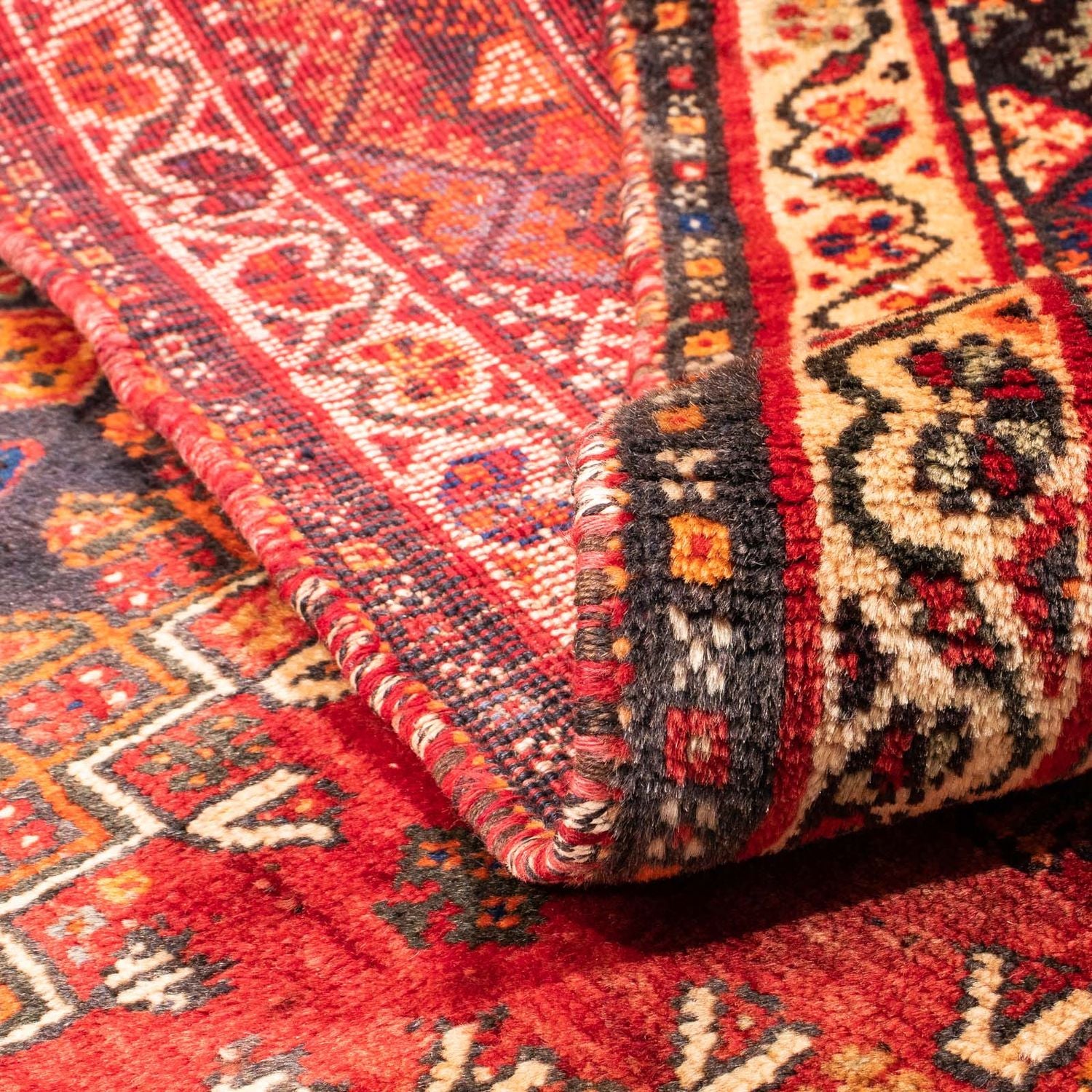 Tappeto Persero - Nomade - 150 x 120 cm - rosso scuro