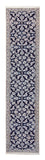 Tappeto corsia Tappeto Persero - Nain - Reale - 367 x 75 cm - blu scuro