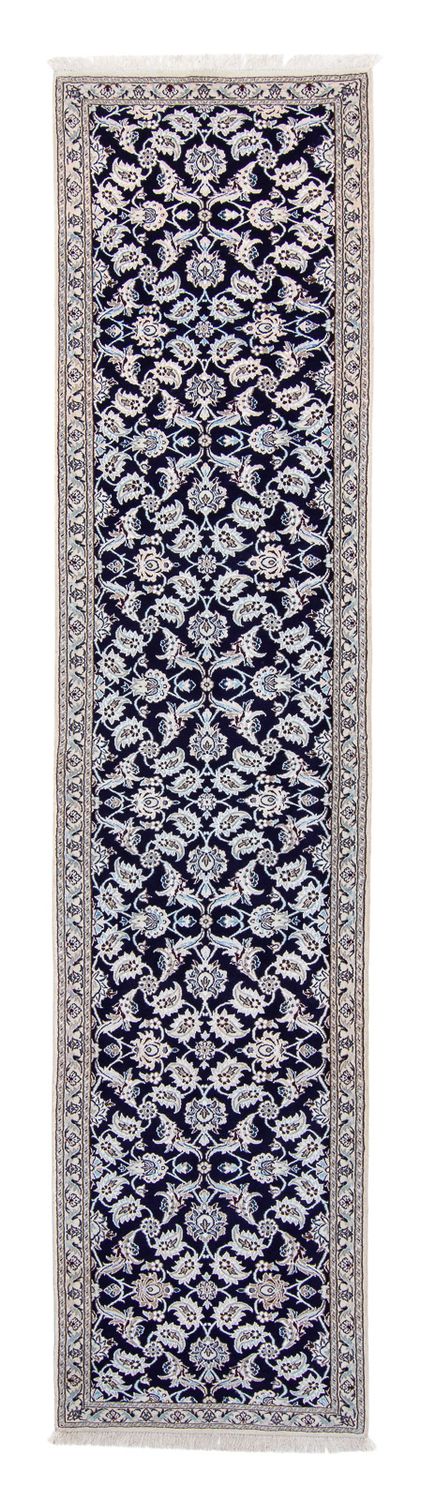Tappeto corsia Tappeto Persero - Nain - Reale - 367 x 75 cm - blu scuro