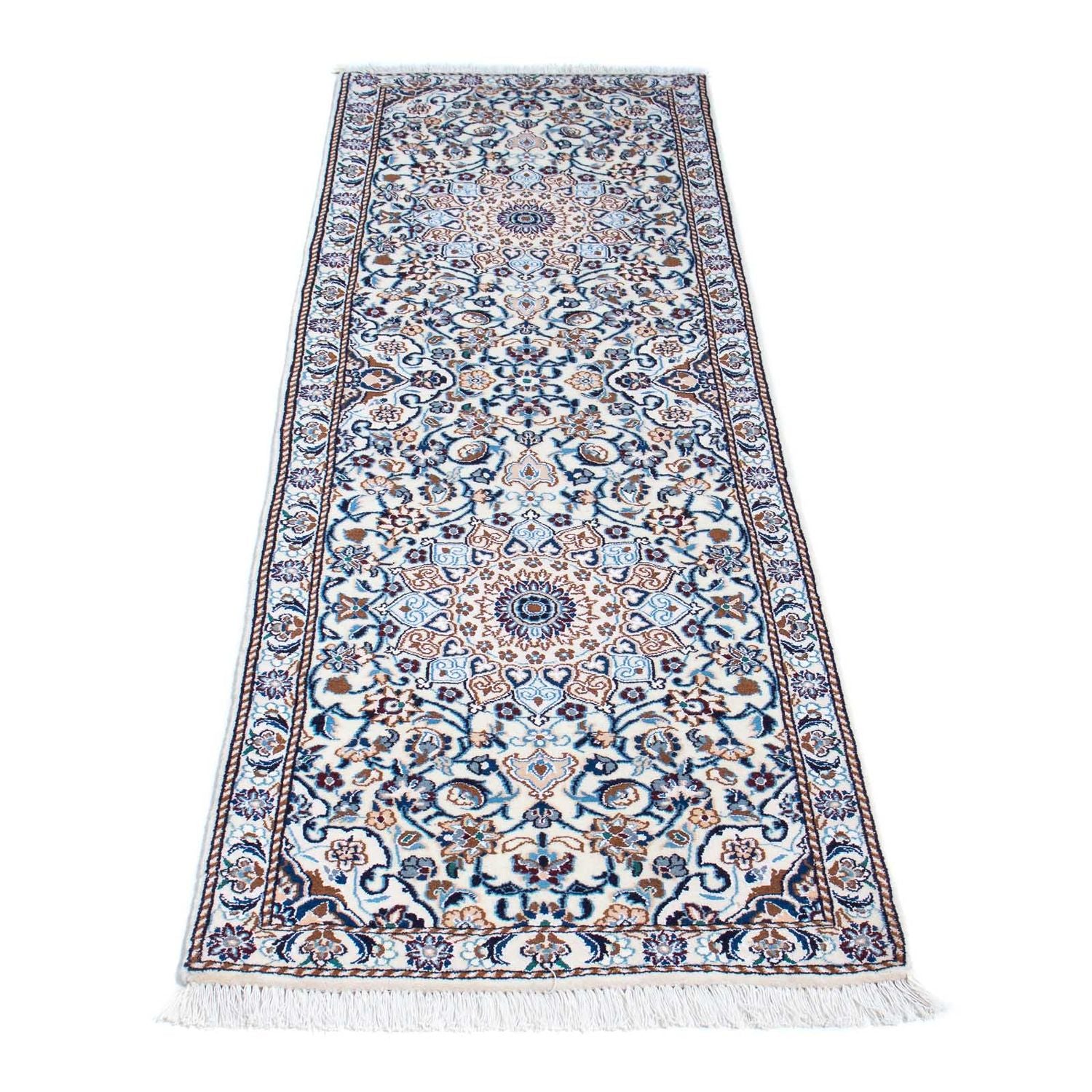 Tappeto corsia Tappeto Persero - Nain - Reale - 196 x 59 cm - beige