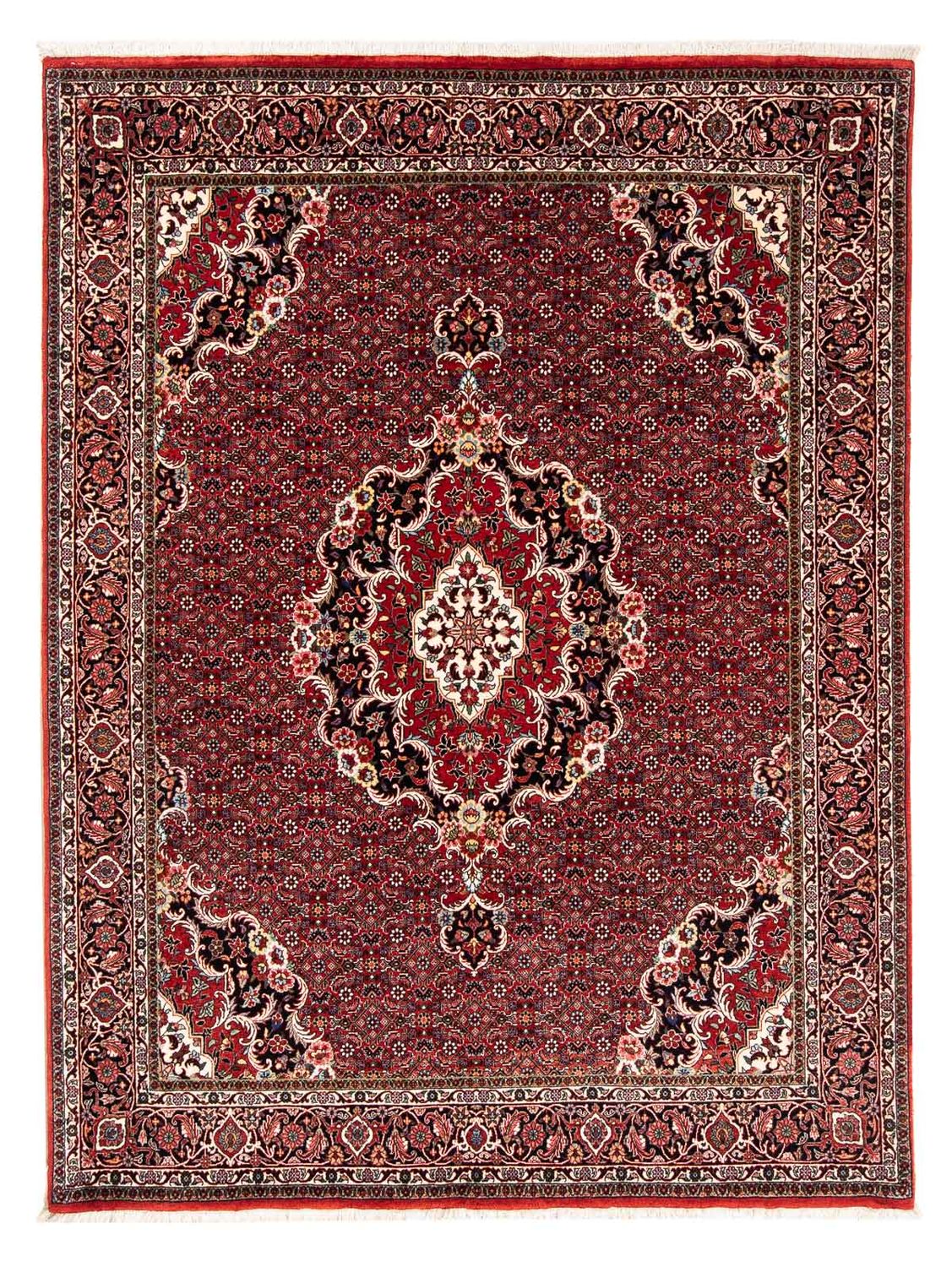 Tappeto Persero - Bidjar - 229 x 172 cm - rosso scuro