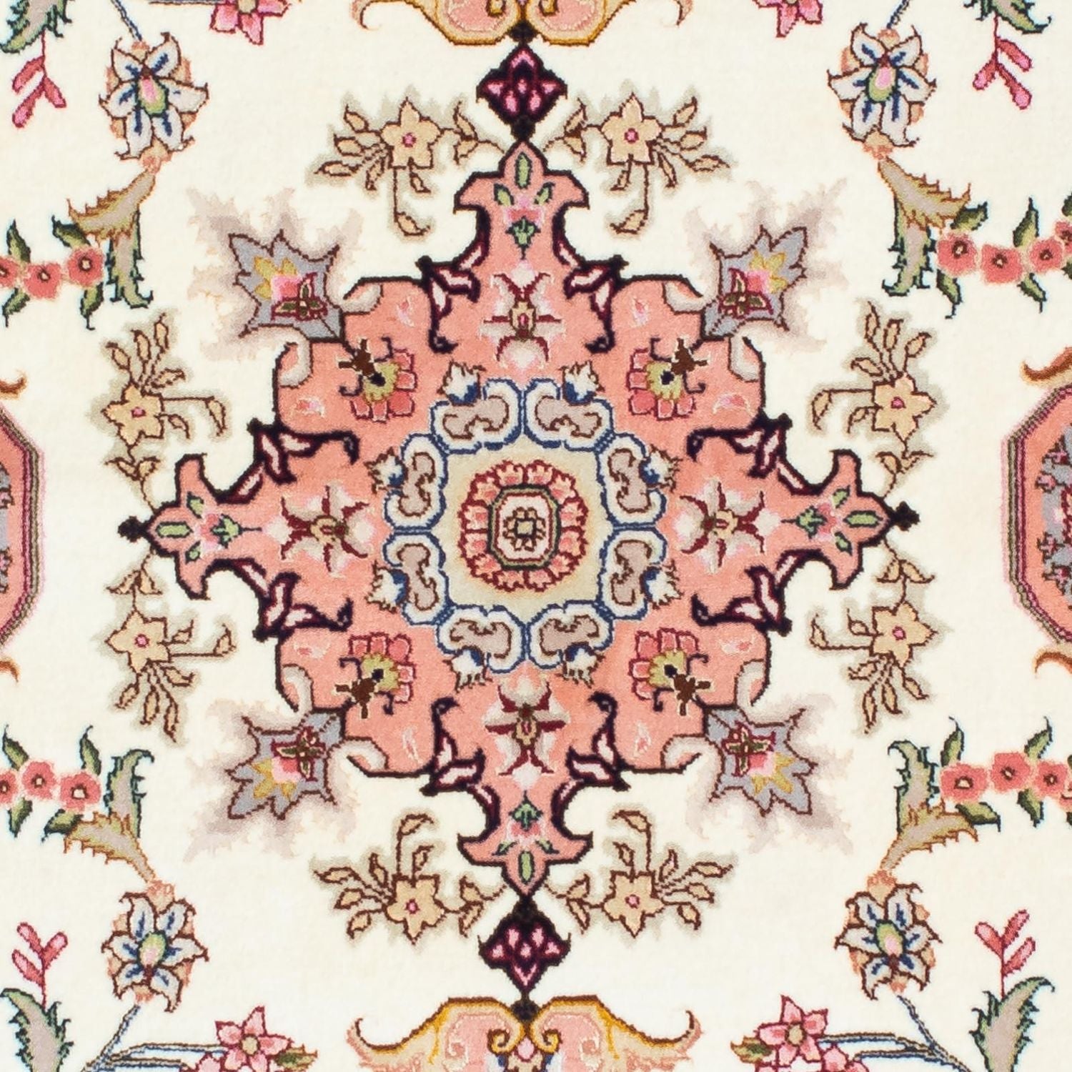 Tappeto corsia Tappeto Persero - Tabriz - Reale - 215 x 81 cm - beige