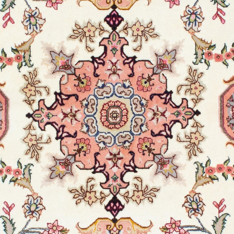 Tappeto corsia Tappeto Persero - Tabriz - Reale - 215 x 81 cm - beige