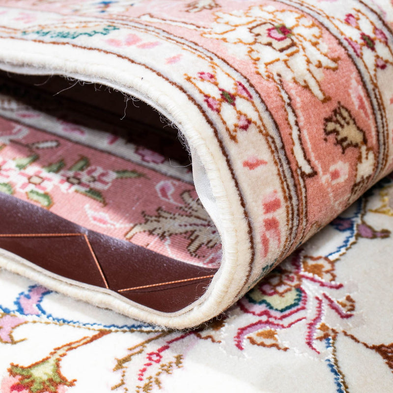 Tappeto corsia Tappeto Persero - Tabriz - Reale - 215 x 81 cm - beige