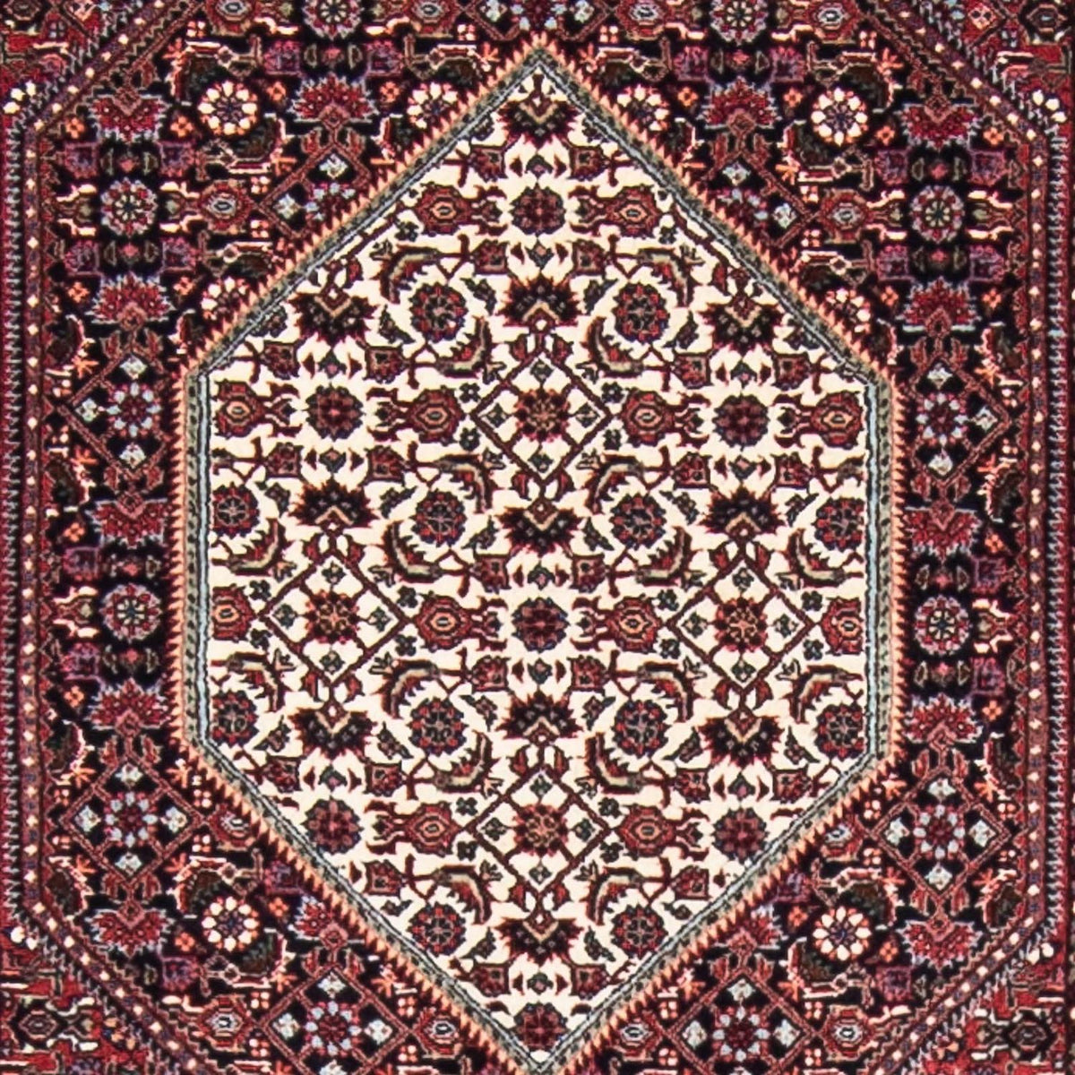 Tappeto corsia Tappeto Persero - Bidjar - 415 x 78 cm - rosso scuro