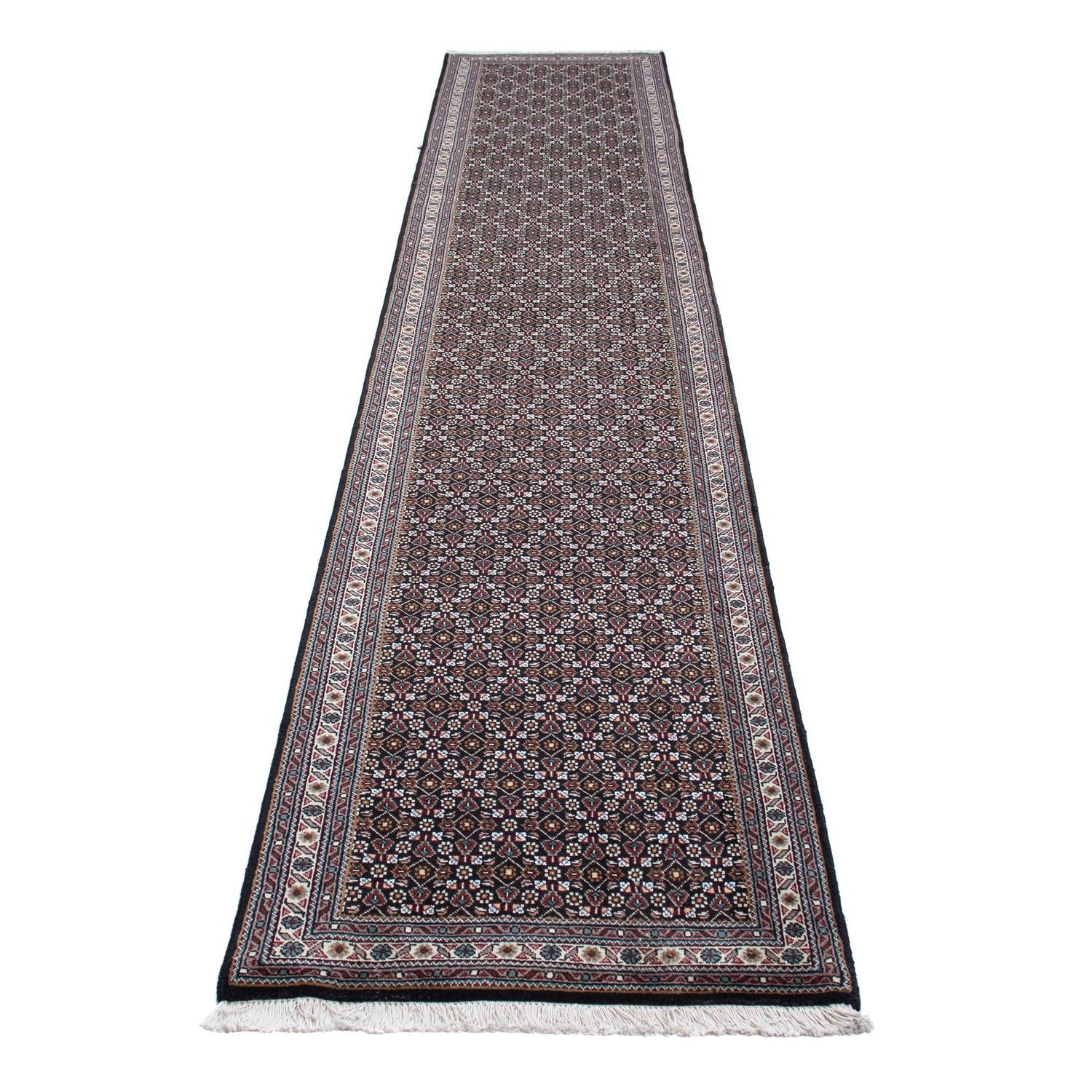 Tappeto corsia Tappeto Persero - Bidjar - 400 x 70 cm - grigio