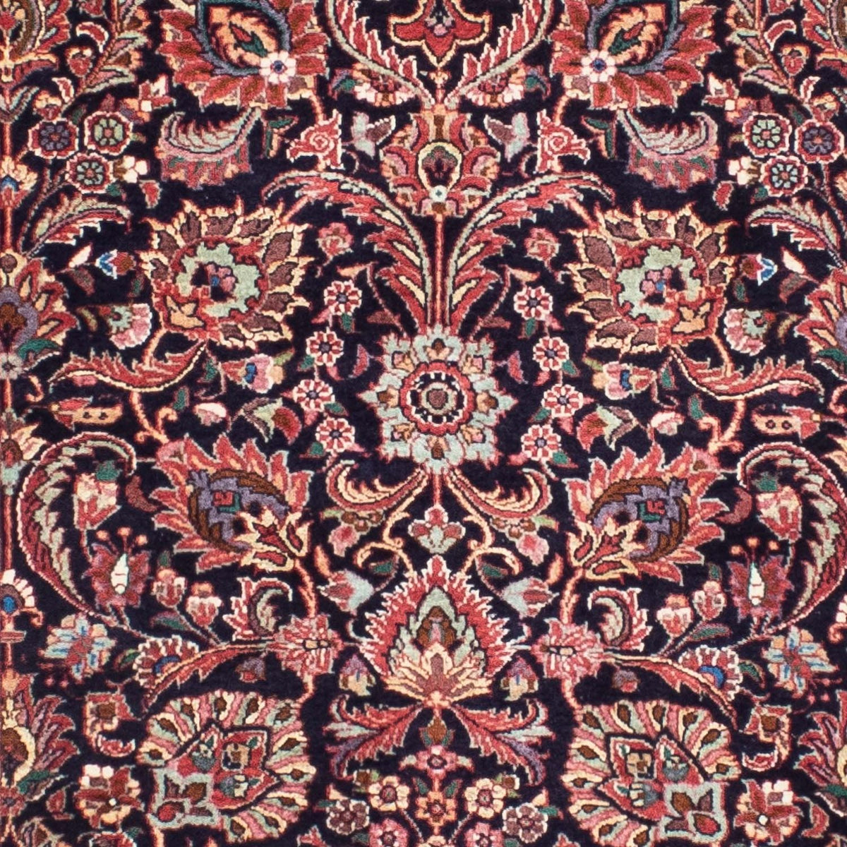 Tappeto corsia Tappeto Persero - Bidjar - 298 x 83 cm - blu scuro