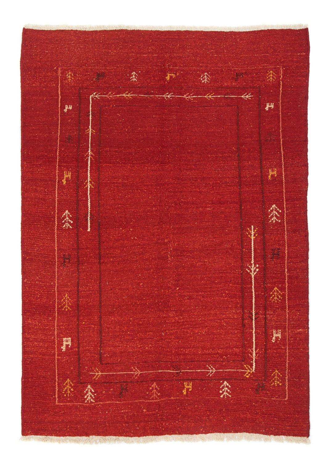 Tappeto Gabbeh - Persero - 200 x 142 cm - rosso