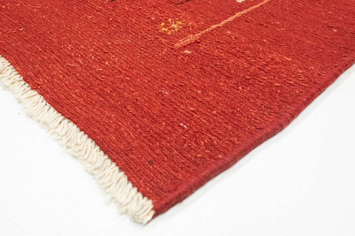 Tappeto Gabbeh - Persero - 200 x 142 cm - rosso