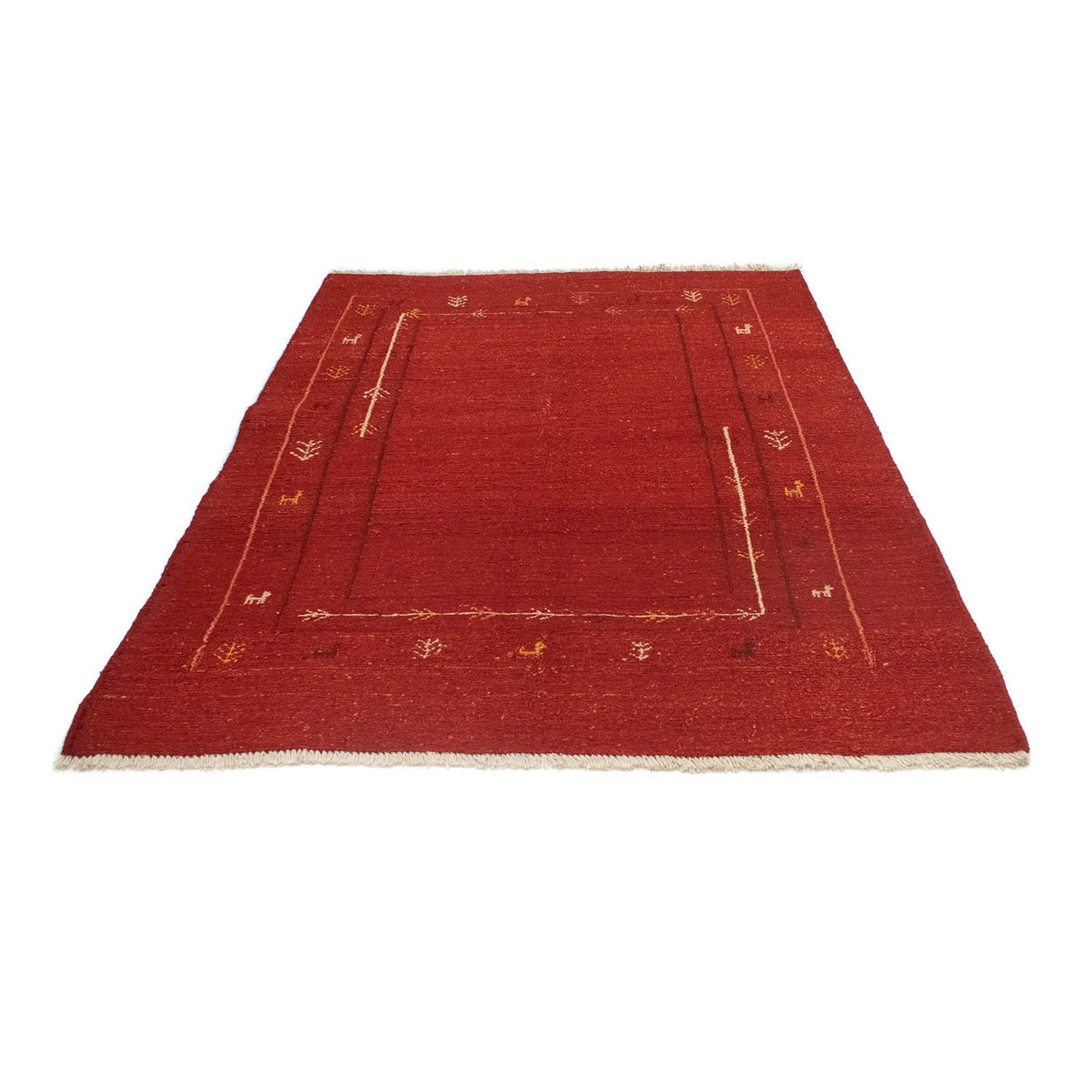 Tappeto Gabbeh - Persero - 200 x 142 cm - rosso
