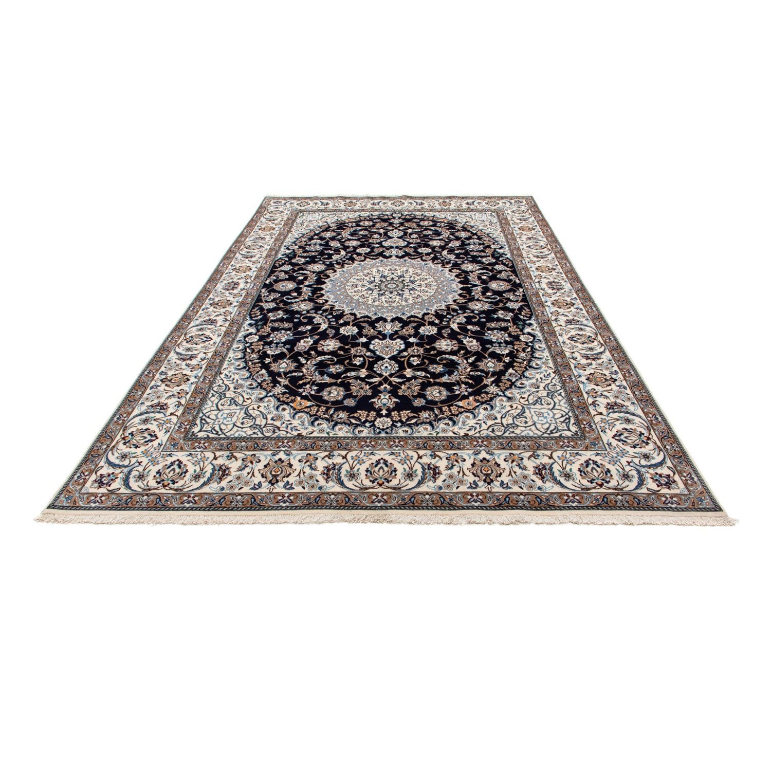 Tappeto Persero - Nain - Reale - 306 x 203 cm - nero