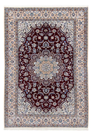 Tappeto Persero - Nain - Reale - 305 x 201 cm - rosso scuro