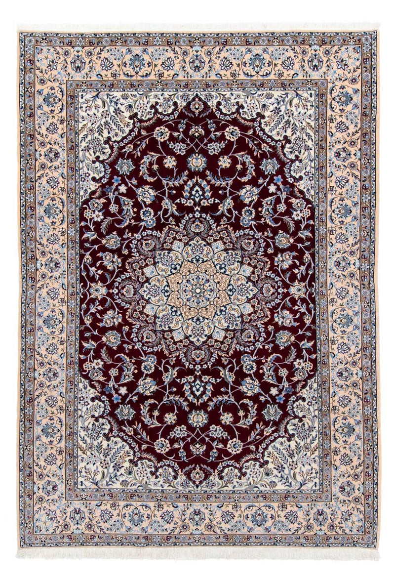 Tappeto Persero - Nain - Reale - 305 x 201 cm - rosso scuro