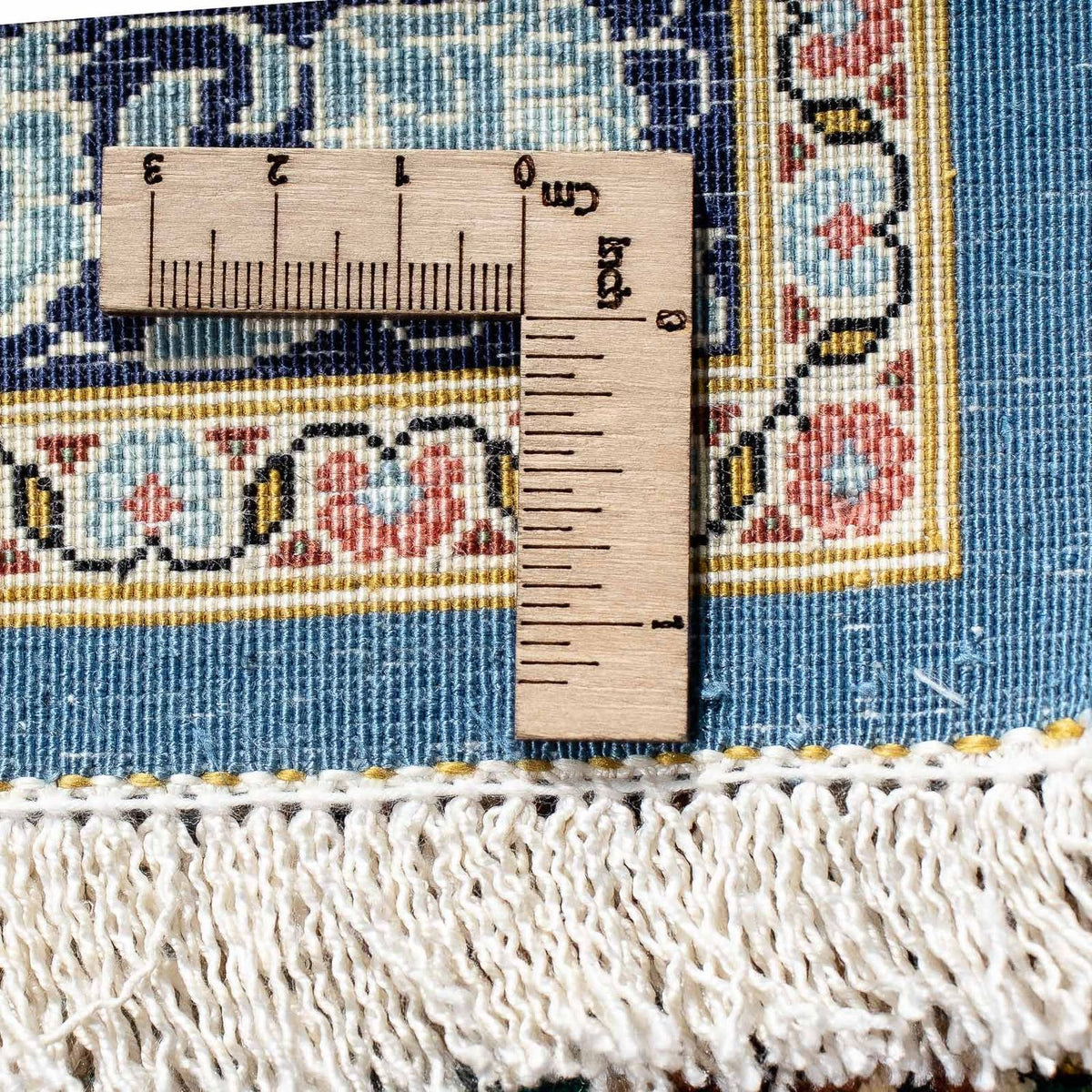 Tappeto Persero - Ghom - 86 x 58 cm - blu