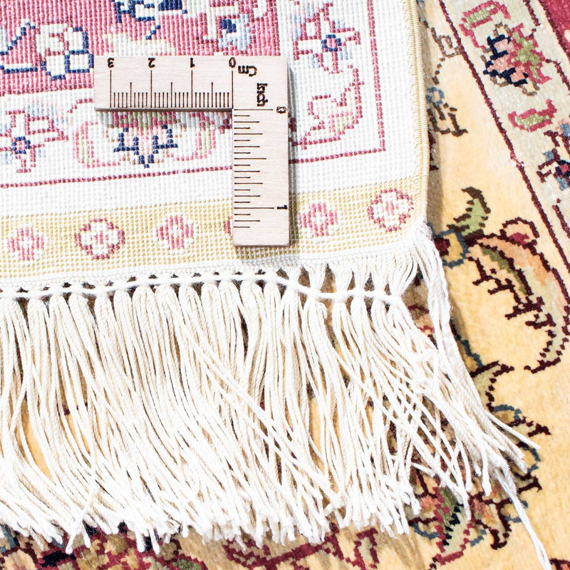 Tappeto orientale - Hereke - 122 x 69 cm - rosso scuro