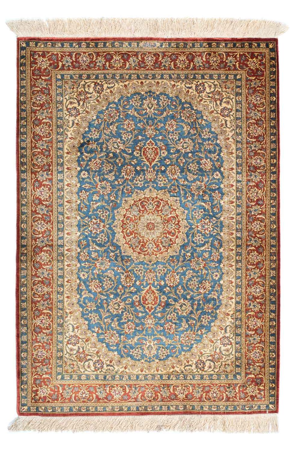 Tappeto Persero - Ghom - 117 x 80 cm - turchese