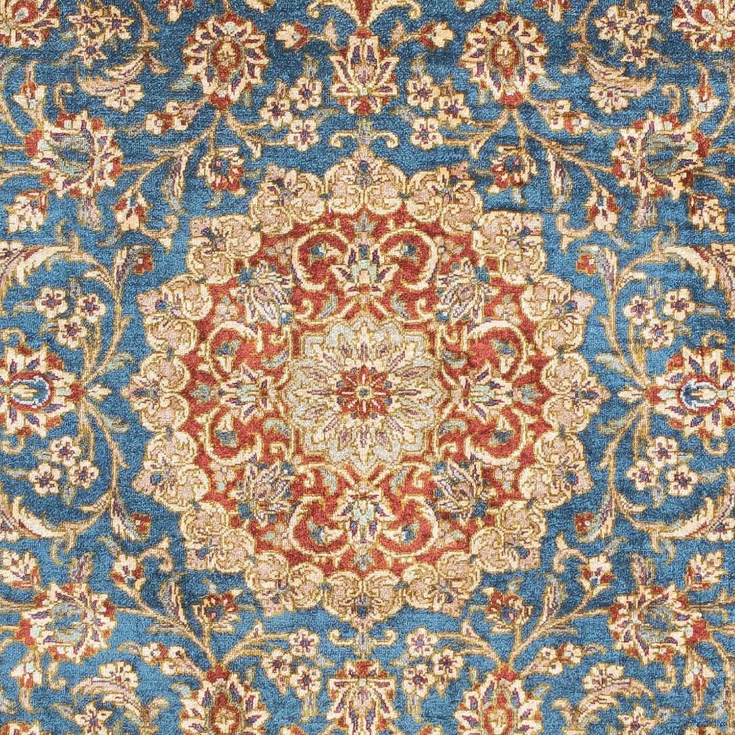 Tappeto Persero - Ghom - 117 x 80 cm - turchese