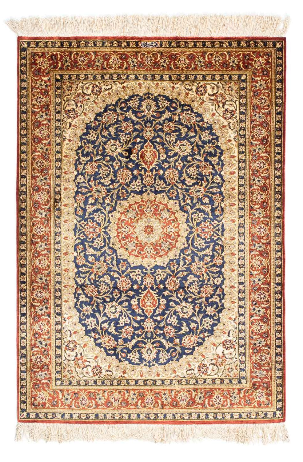 Tappeto Persero - Ghom - 116 x 78 cm - marrone chiaro